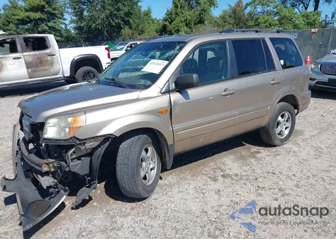 2006 Honda Pilot Ex из США, поврежденный, VIN 5FNYF18426B019092
